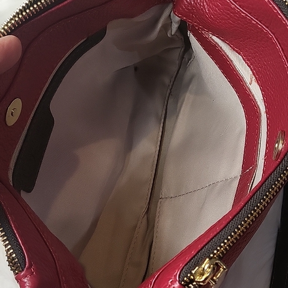 Valentina Red and Black Crossbody Bag with Leather Material and Compact … - Picture 13 of 17